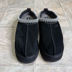 UGG Tazz II Black Suede Slipper Women’s Shoe Size 11 Black 1122553 Preowned